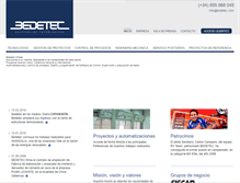 Tablet Screenshot of bedetec.com